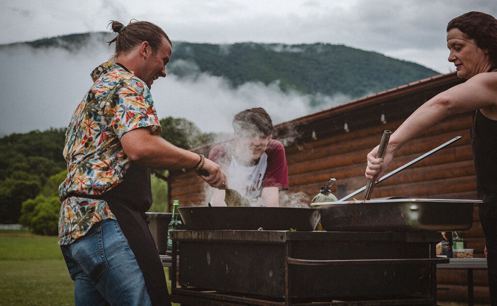 Zomers bewaren Barbecue